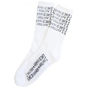 TRIPLE LOGO SOCKS - WHITE
