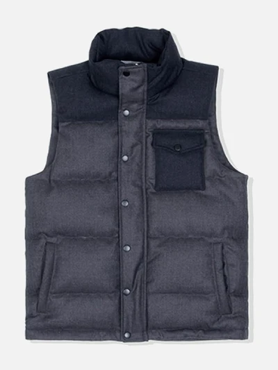 DUCK DOWN VEST - GRAY