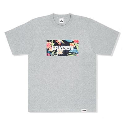 HAWAIIAN BOX LOGO TEE - GRAY