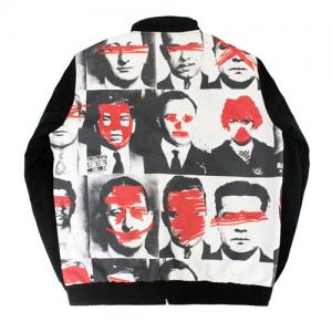 WHO R U TRACK TOP - BLACK