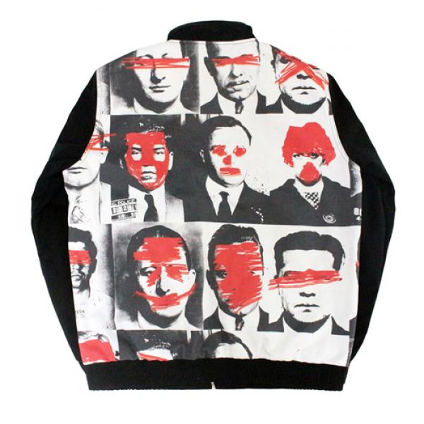 WHO R U TRACK TOP - BLACK