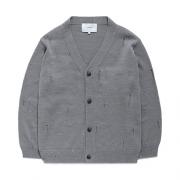 DAMAGE CARDIGAN GS [GRAY]