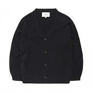 DAMAGE CARDIGAN GS [BLACK]