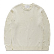 DAMAGE KNIT GS [IVORY]