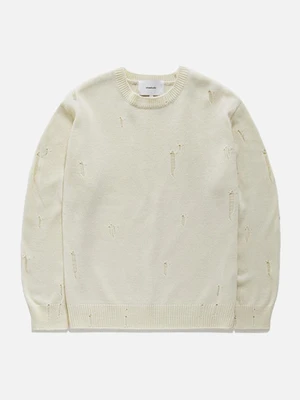 DAMAGE KNIT GS [IVORY]