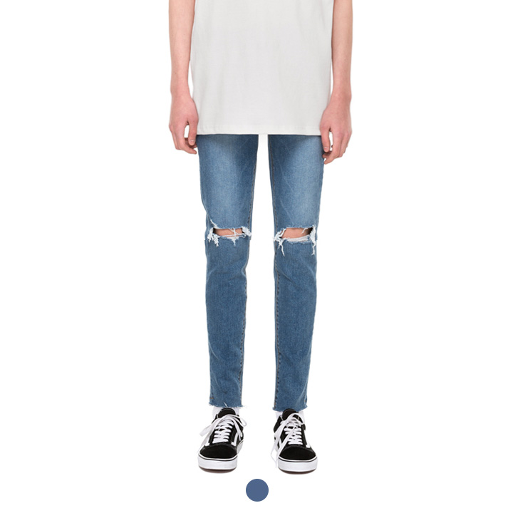 CUTTING DESTROYED WASHING JEANS