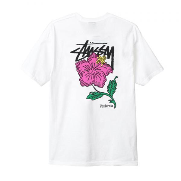 CALI ROSE TEE-WHT