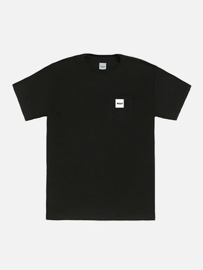 BOX LOGO POCKET TEE_BLK(wht)