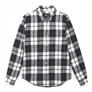 NORFOLK PLAID L/SL SHIRT-BLK