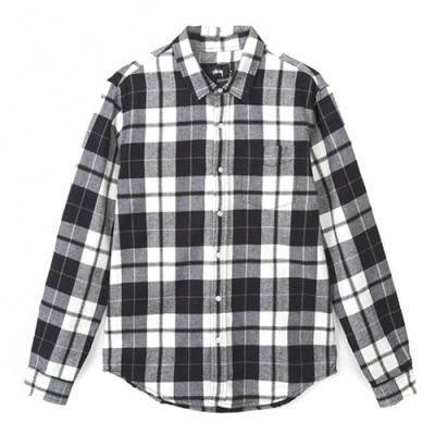 NORFOLK PLAID L/SL SHIRT-BLK