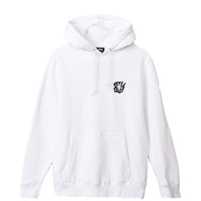 STUSSY ENT. HOOD-WHT