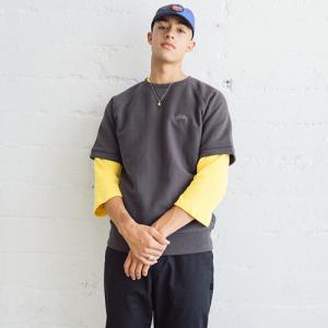 STOCK RAGLAN S/SL CREW-L.BLK