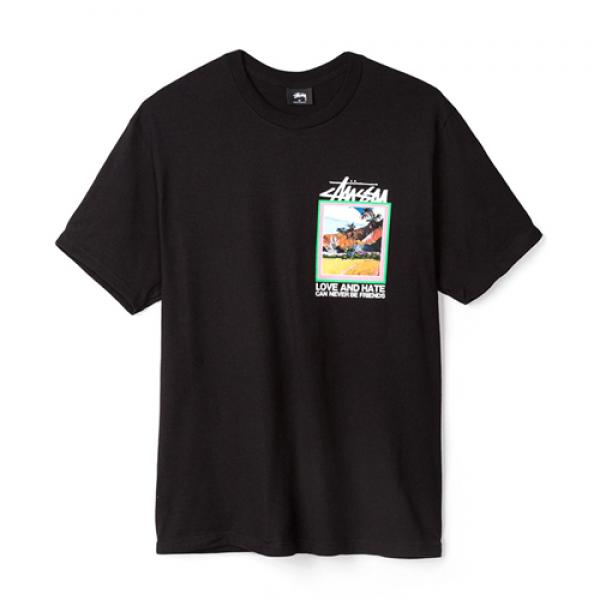 LOVE AND HATE TEE-BLK