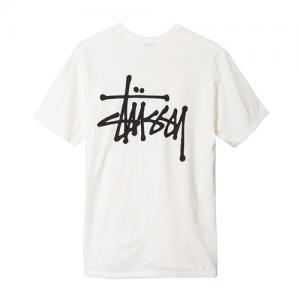 BASIC STUSSY PIG. DYED TEE-NATL