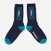 SPREAD SOCKS(FULL LENGTH) - NAVY