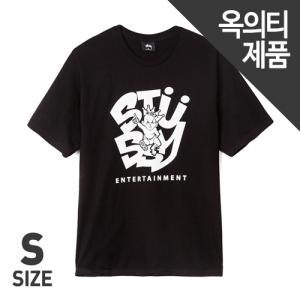 STUSSY ENT. TEE-BLK