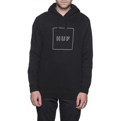 STROKE LOGO PULLOVER HOOD-BLK