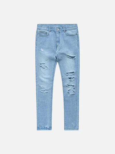 DAMAGED DENIM PANTS GS [LIGHT BLUE](GSVD01)