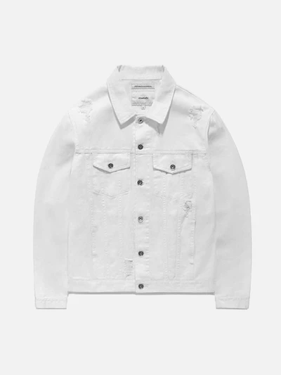 DAMAGED DENIM JACKET GS [WHITE]