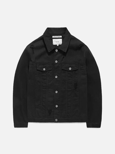 DAMAGED DENIM JACKET GS [BLACK]