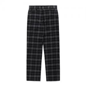 PLAID CHECK PANTS GS [BLACK]