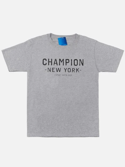 그래픽 반팔티 NYC OXFORD GREY