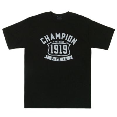 그래픽 반팔티 GYM BLACK