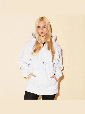 (S0891) 파워블렌드 후드집업 WHITE