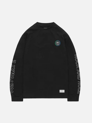 GRADATION SMILE T-SHIRTS GS [BLACK]
