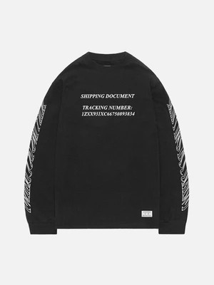 TRACKING NUMBER T-SHIRTS GS [BLACK]