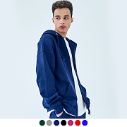 DIFFERENT BASIC HOODIE ZIP-UP
