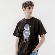 STREET LAYGOM TEE-BLACK