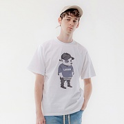 STREET LAYGOM TEE-WHITE