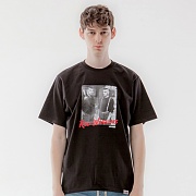 RED WARRIORS TEE-BLACK