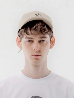 BRUSH SCRIPT BALLCAP-BEIGE