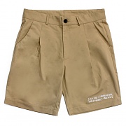 BASIC LOGO SHORTS-BEIGE