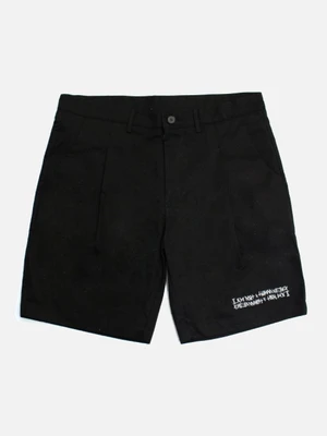 BASIC LOGO SHORTS-BLACK