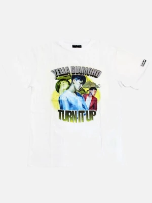 MY HOME BOY TEE (YELLA D)-WHITE