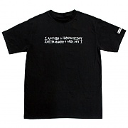 RETRO REFLECTIVE BASIC LOGO TEE-BLACK