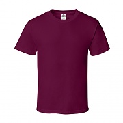 ADULT TEE-BURGUNDY