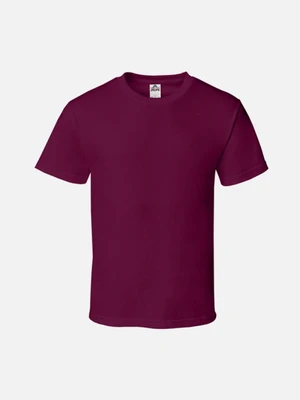 ADULT TEE-BURGUNDY