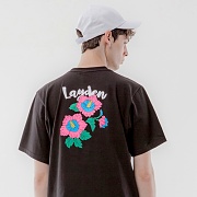 FLOWERS TEE-BLACK