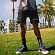 BASIC LOGO FRONT POCKET SHORTS - BLACK