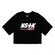 [NSTK] NASTY FANCY CROP TEE (BLK)