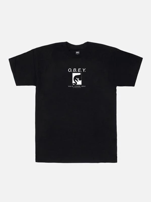 (163081487)WAKE UP CONSUME REPEAT TEE-BLK