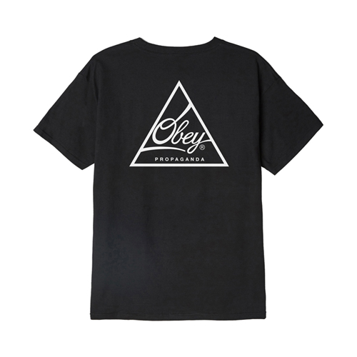 (163081005)NEXT ROUND 2 TEE-BLK/WHT