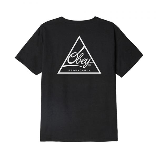 (163081005)NEXT ROUND 2 TEE-BLK/WHT
