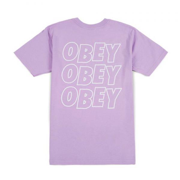 (163081489)OBEY JUMBLE LO - FI TEE-LADR