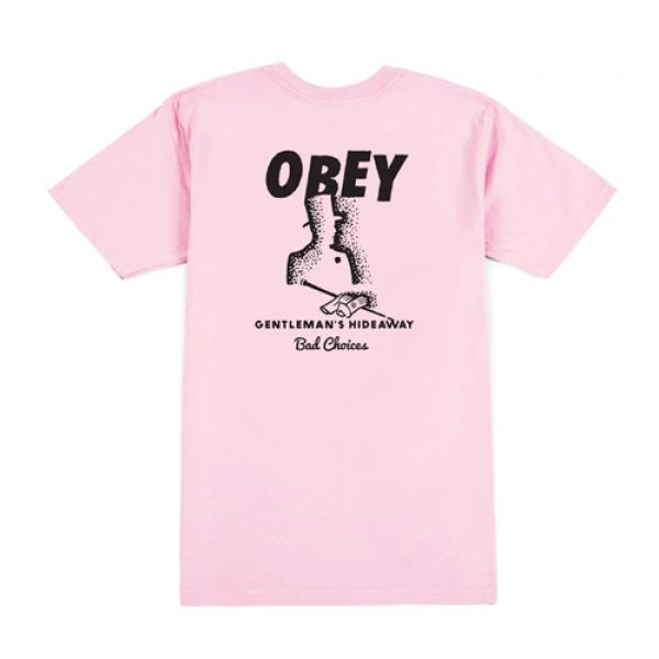 (163081471)BAD CHOICES TEE-PINK