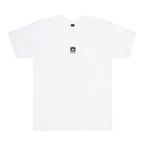 (163081221)HALF FACE TEE-WHT